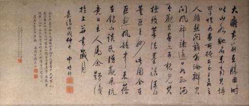 仿元至正壬辰年黄公望疏林罢钓图轴