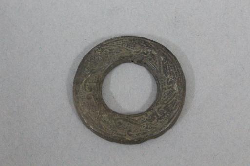 战国时期环形卷云纹铜马饰