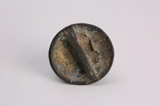 春秋时期圆形铜扣件
