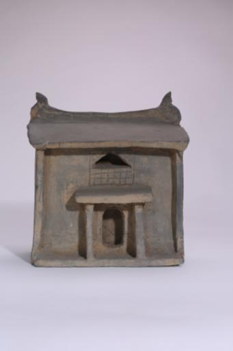 汉硬山式泥质灰陶屋