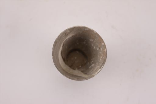 新石器时代大溪文化斜腹平底灰陶杯