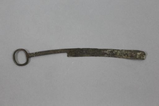 战国时期素面铜削刀