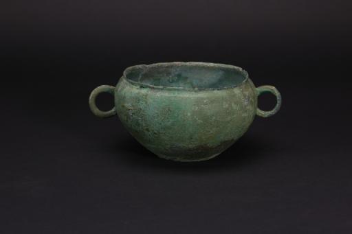 战国时期环耳雷纹铜鉌口