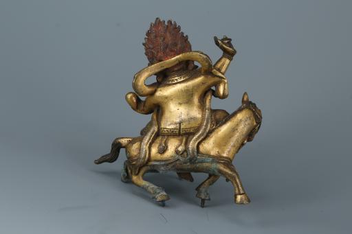清黄铜鎏金吉祥天母