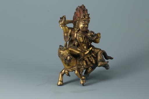 清黄铜鎏金吉祥天母
