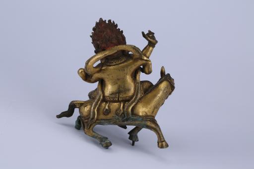 清黄铜鎏金吉祥天母
