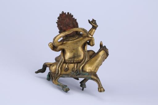 清黄铜鎏金吉祥天母