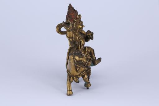 清黄铜鎏金吉祥天母