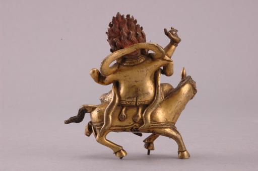 清黄铜鎏金吉祥天母