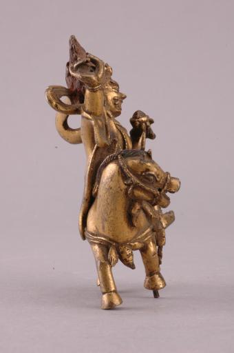 清黄铜鎏金吉祥天母