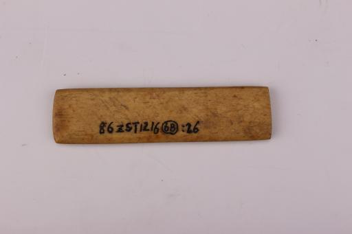 新石器时代大溪文化骨片