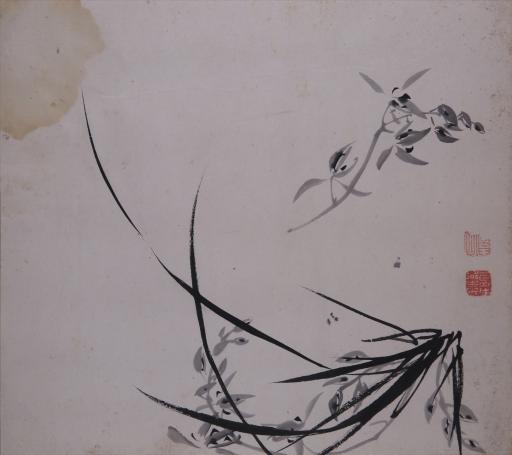 清叶道本水墨梅兰竹菊图册页
