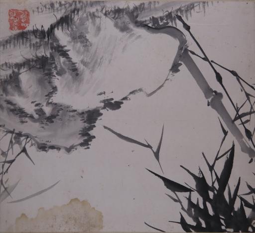 清叶道本水墨梅兰竹菊图册页