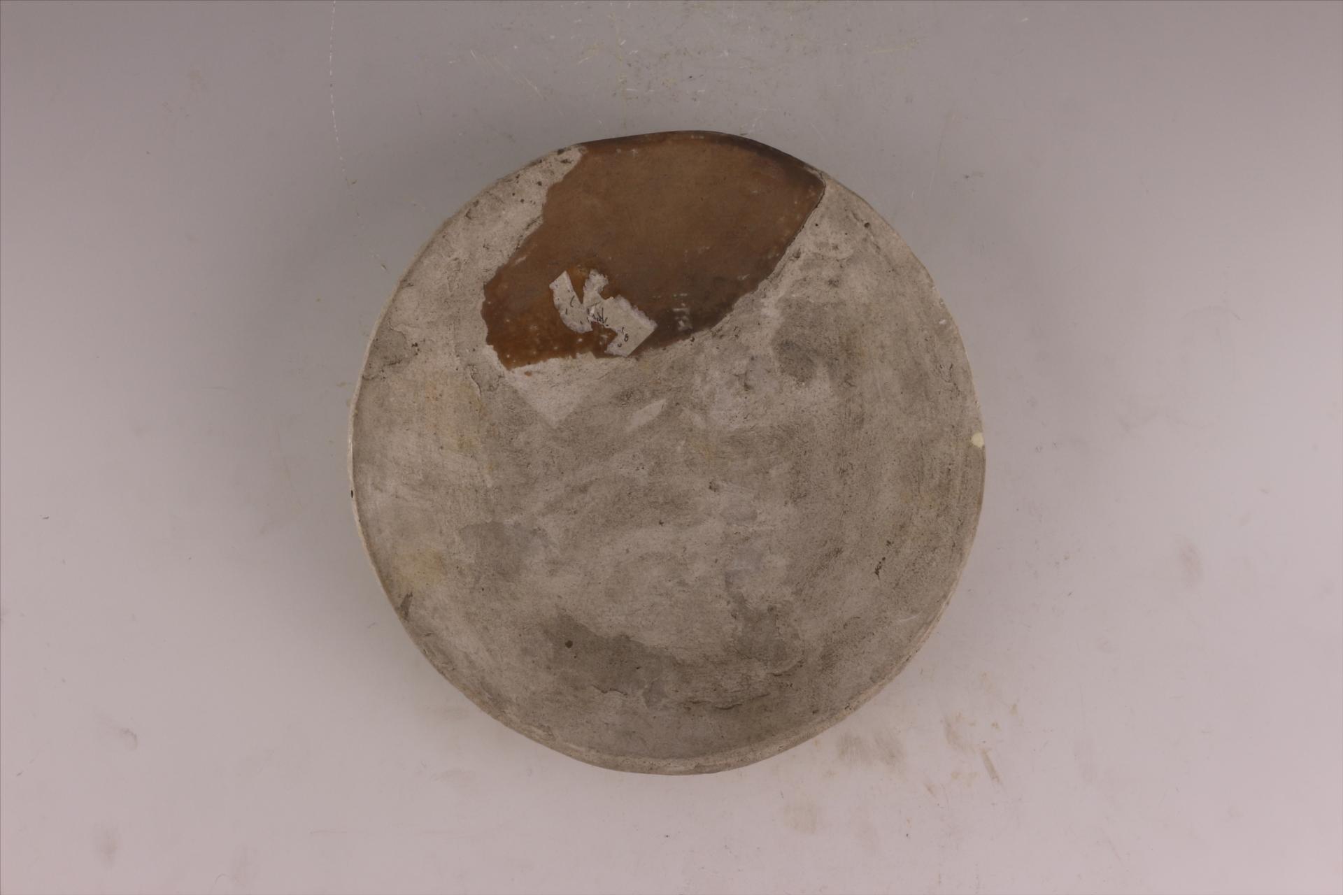 新石器时代大溪文化敞口浅腹泥质褐陶碟