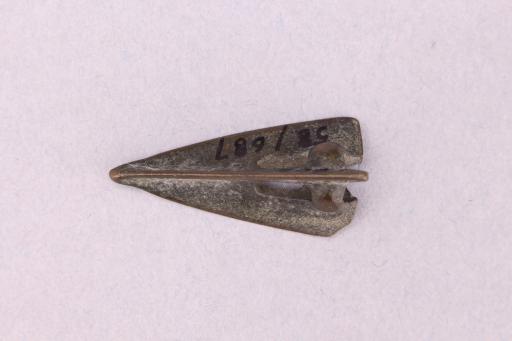 战国时期三翼中空铜箭镞