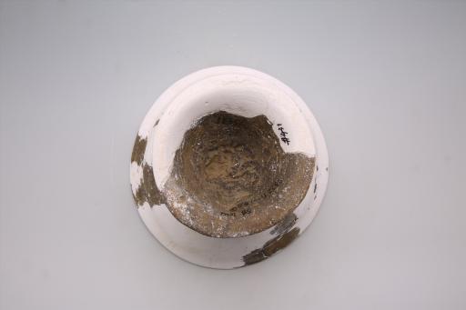 商敞口弧腹高圈足夹砂灰陶簋