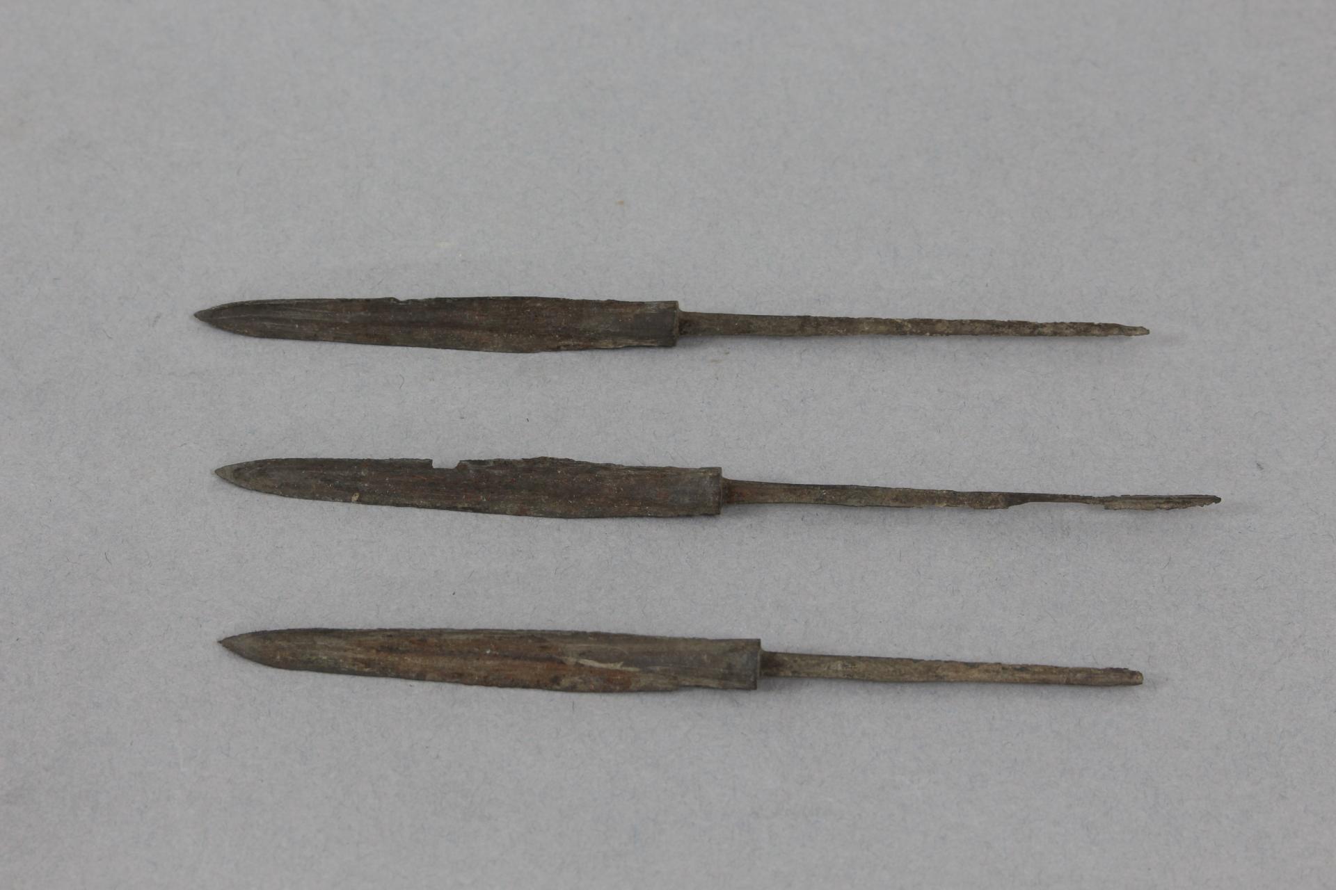 战国时期三棱铜箭镞