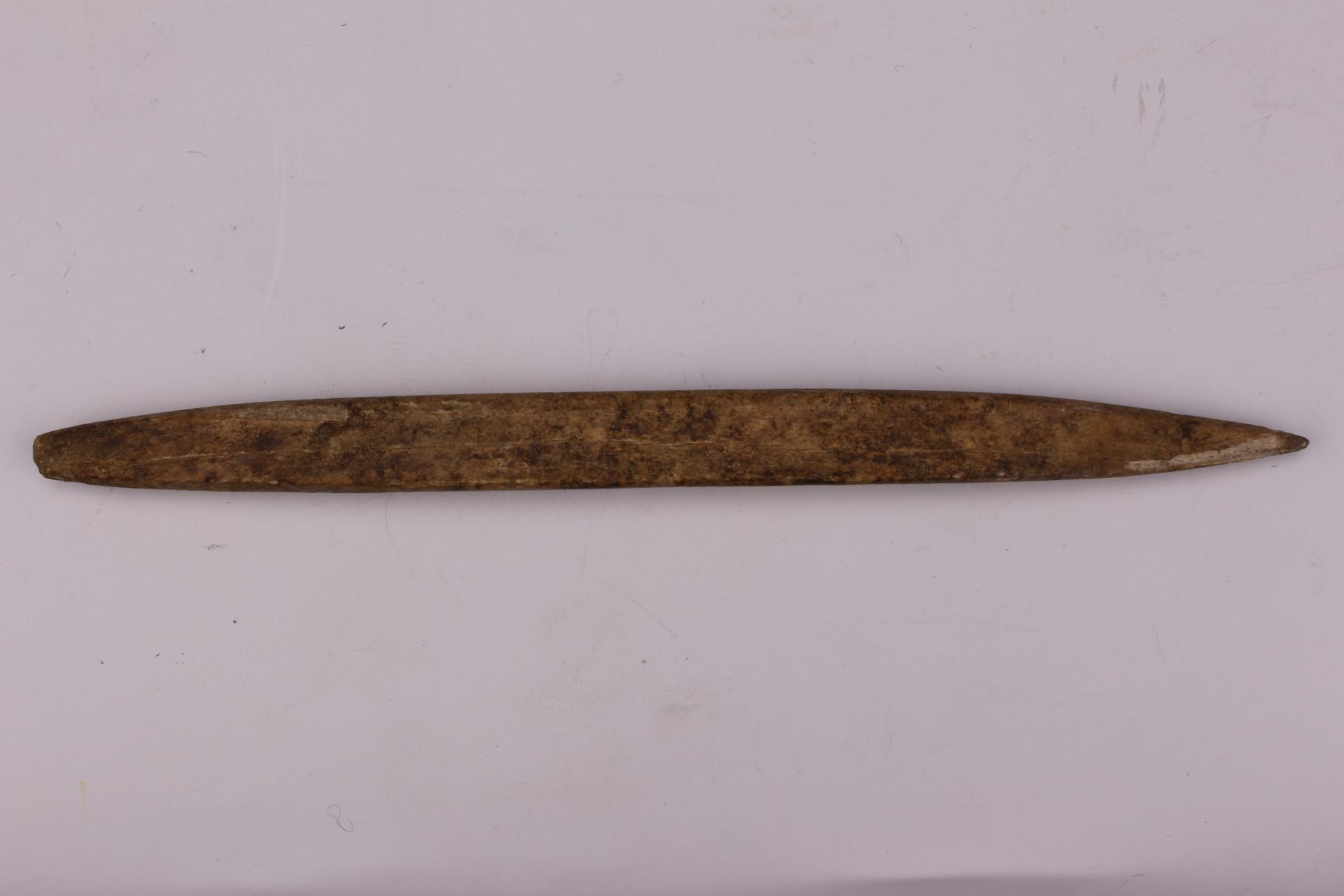 新石器时代城背溪文化骨锥