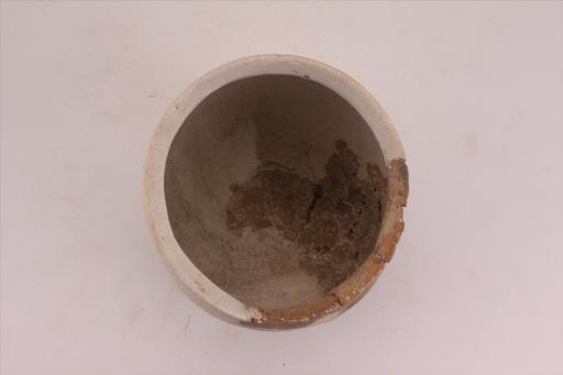 新石器时代城背溪文化绳纹褐陶釜