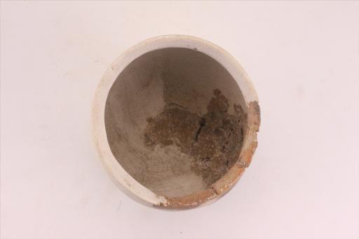 新石器时代城背溪文化绳纹褐陶釜