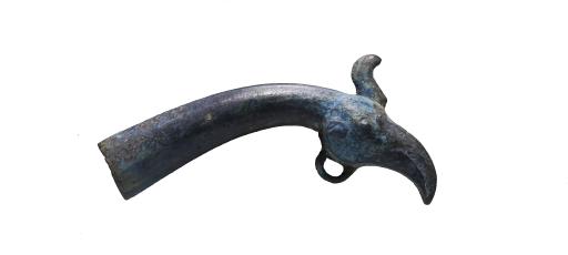 战国时期凤首铜构件