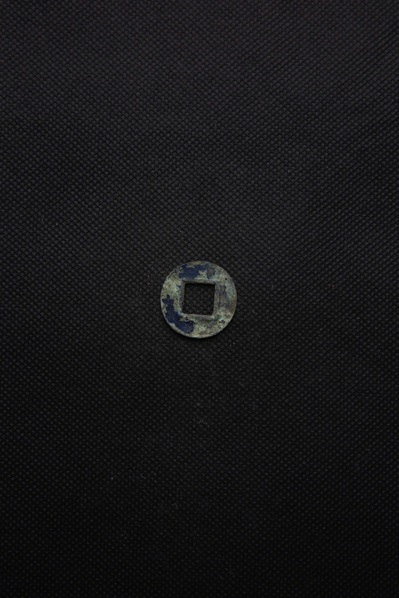 汉圆形方孔五铢铜钱
