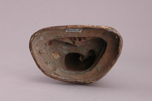 明黄铜漆金阿弥陀佛