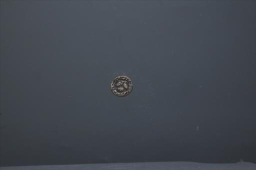 中华民国桥钮菊花纹铜纽扣