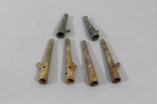 战国时期叶纹铜盖弓帽