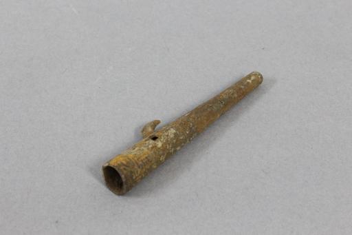 战国时期叶纹铜盖弓帽