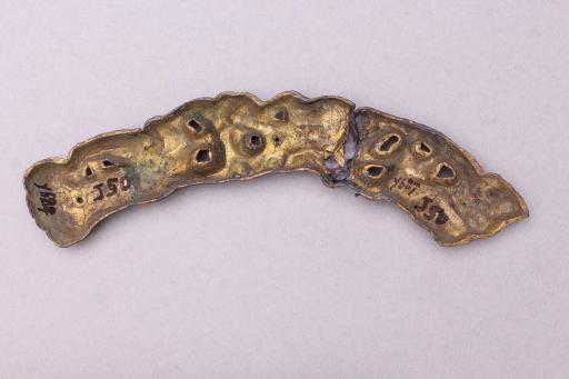 明箔金仙人铜饰件