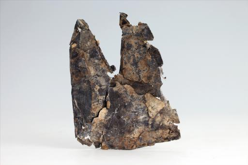 春秋时期燕尾形包锡箔锡饰片