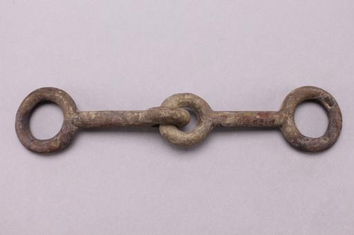 战国时期素面铜马衔