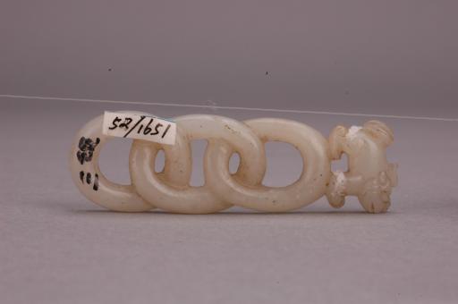 清三环兽牛玉挂件
