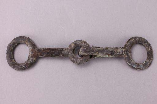 春秋时期素面铜马衔