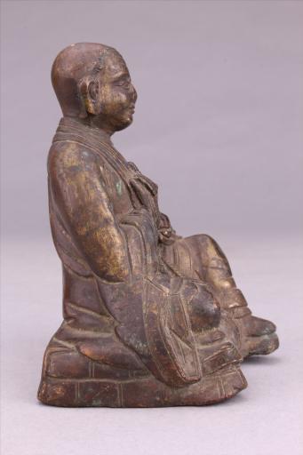 清红铜鎏金伐那婆斯尊者