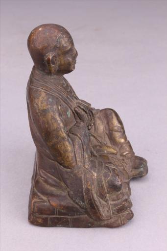 清红铜鎏金伐那婆斯尊者