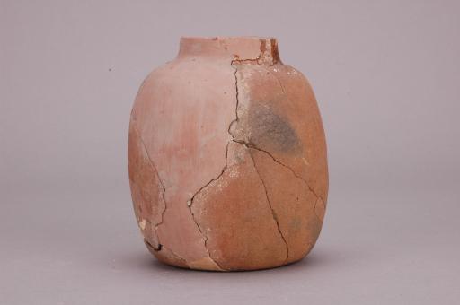 新石器时代城背溪文化小口冬瓜状泥质红陶罐