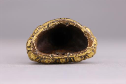 清红铜鎏金双身大持金刚像