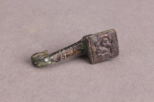 西晋兽印铜带钩
