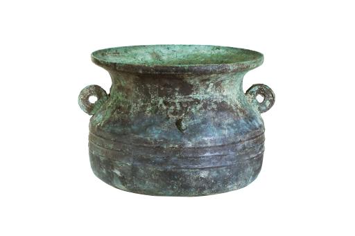 东汉铺首环耳铜釜