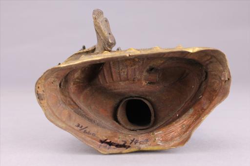 清红铜鎏金绿度母