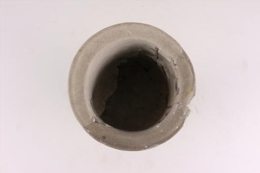 新石器时代屈家岭文化斜壁高圈足灰陶杯