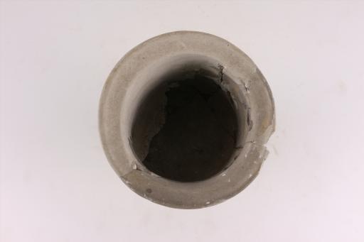 新石器时代屈家岭文化斜壁高圈足灰陶杯