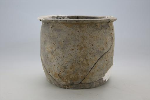 东汉直口筒形腹泥质灰陶井
