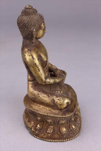 清红铜鎏金无量光（寿）佛