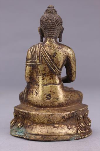 清红铜鎏金无量光（寿）佛