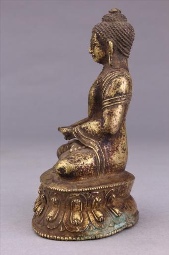 清红铜鎏金无量光（寿）佛