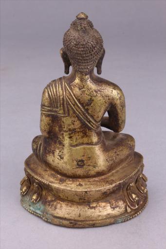 清红铜鎏金无量光（寿）佛