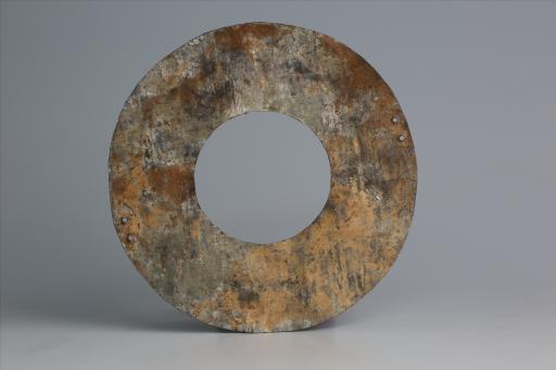 春秋时期四孔璧形锡饰片